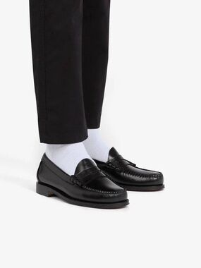 Bass Weejuns black loafers men's 8.5